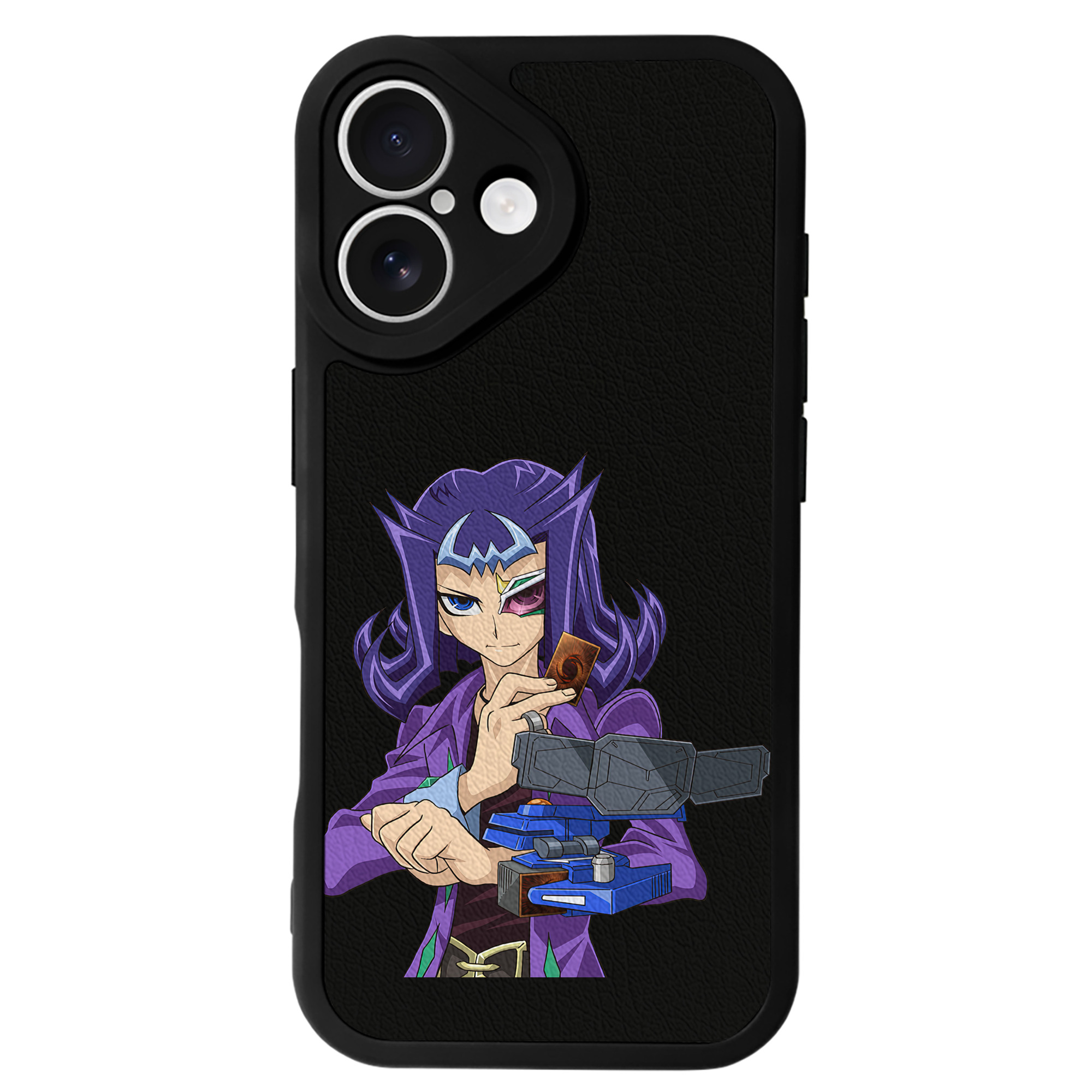 遊☆戯☆王 Yu-Gi-Oh! 【iPhone 16シリーズ対応】シリコンスマホケース（レザー調） 材質：シリコン